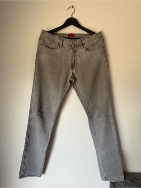424 oil wash Slim Jeans